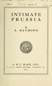 Tapa de Intimate Prussia