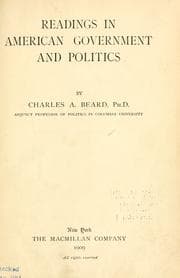 Tapa de Readings in American government and politics