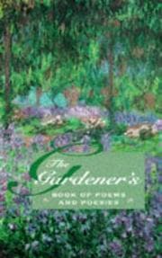 Tapa de The gardener's book of poems and poesies