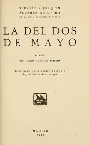 Tapa de La del dos de mayo