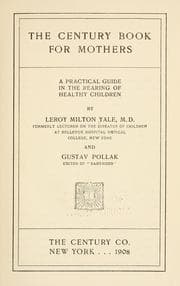 Tapa de The century book for mothers