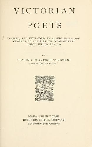 Tapa de Victorian poets