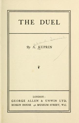 Tapa de The duel