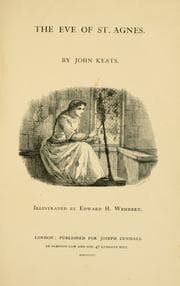 Tapa de The eve of St. Agnes