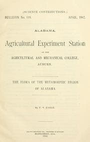 Tapa de The flora of the metamorphic region of Alabama