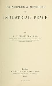 Tapa de Principles & methods of industrial peace