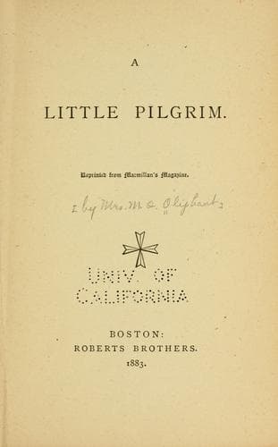 Tapa de A little pilgrim