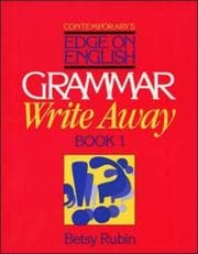 Tapa de Contemporary's Edge on English Grammar Write Away (Book 1)