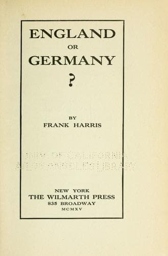 Tapa de England or Germany?