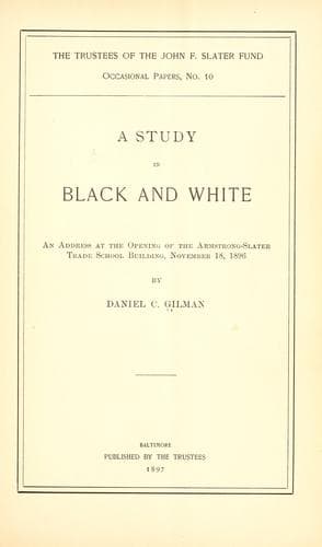 Tapa de A study in black and white