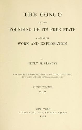 Tapa de The Congo and the founding of its free state
