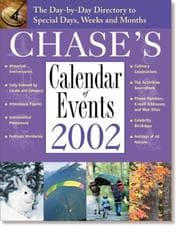 Tapa de Chase's calendar of events 2002