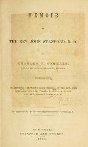 Tapa de Memoir of the Rev. John Stanford, D.D