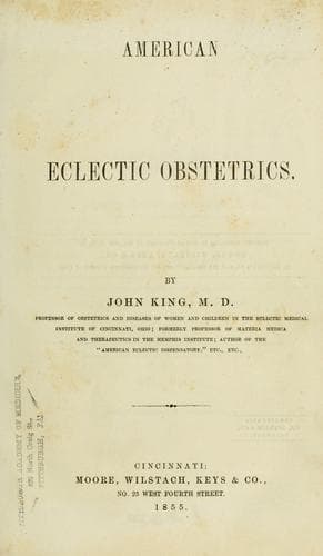 Tapa de American eclectic obstetrics