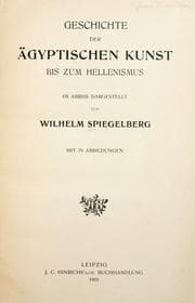 Tapa de Geschichte der ägyptischen kunst bis zum hellenismus