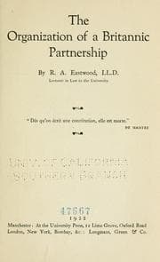 Tapa de The organization of a Britannic partnership