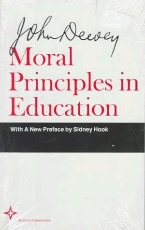 Tapa de Moral principles in education