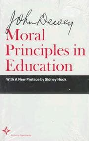 Tapa de Moral principles in education