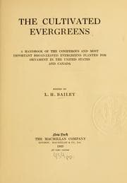 Tapa de The cultivated evergreens