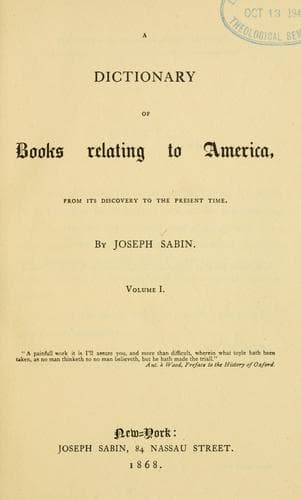 Tapa de Biblioteca americana