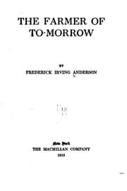 Tapa de The farmer of to-morrow