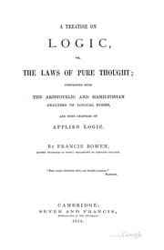 Tapa de A treatise on logic