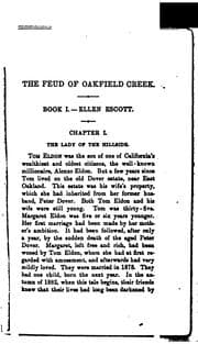 Tapa de The feud of Oakfield Creek