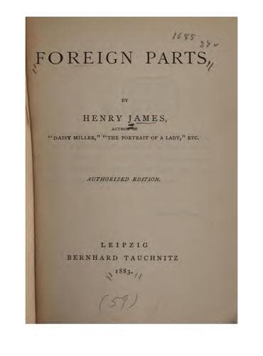 Tapa de Foreign parts