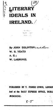 Tapa de Literary Ideals in Ireland