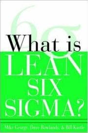 Tapa de What is Lean Six Sigma?