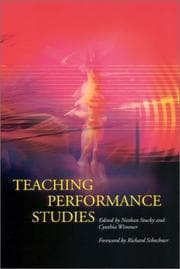Tapa de Teaching performance studies