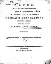 Tapa de Observata quaedam in scholia ad Germanici Caesaris phaenomena, IV