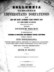 Tapa de Eugenii Petersenii De vita Thucydidis disputatio
