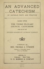Tapa de An advanced catechism of Catholic faith and practice