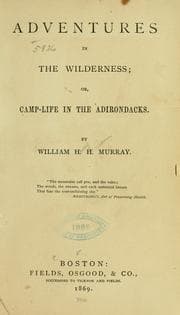 Tapa de Adventures in the wilderness