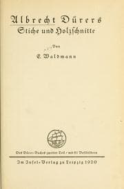 Tapa de Albrecht Dürer