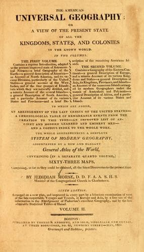 Tapa de The American universal geography, or, A view of the present state of all the kingdoms, states, and colonies in the known world