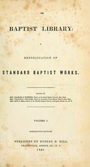 Tapa de The Baptist library