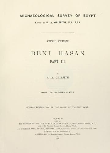 Tapa de Beni Hasan