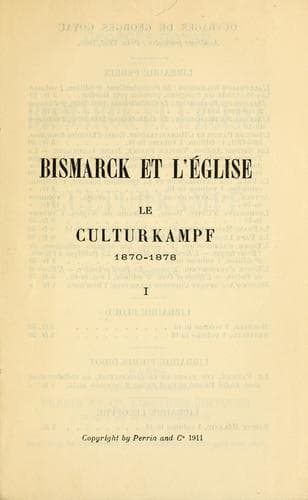 Tapa de Bismarck et l'église