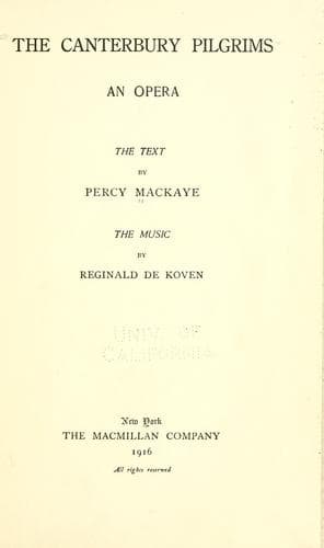 Tapa de The Canterbury pilgrims