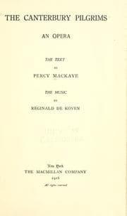 Tapa de The Canterbury pilgrims