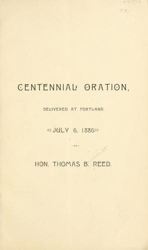 Tapa de Centennial oration