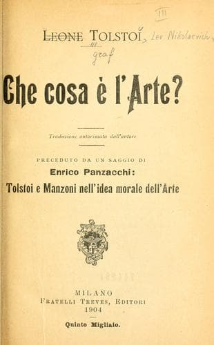 Tapa de Che cosa è l'arte?