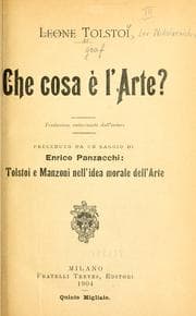 Tapa de Che cosa è l'arte?