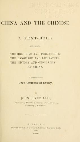 Tapa de China and the Chinese