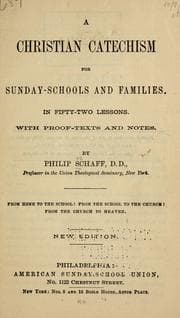 Tapa de A Christian catechism for Sunday-schools and families