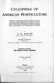 Tapa de Cyclopedia of American horticulture