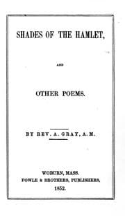 Tapa de Shades of the Hamlet and other poems