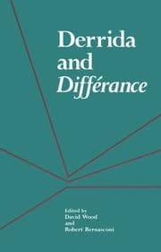 Tapa de Derrida and différance